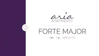 Aria Apartments - Forte Major: 2 bed, 2 bath, 1488 sq.ft.
