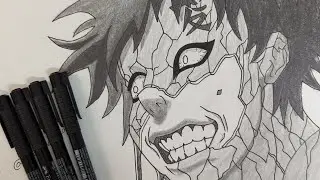Watch Me Draw Gaara From Naruto | gaara drawing tutorial | Naruto | anime drawing tutorial