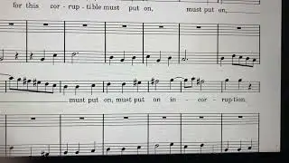 ONE BREATH PHRASING | The Trumpet Shall Sound | Measures 169 - 178 | B&uuml;lent G&uuml;neralp, baritone