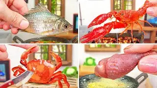 Best of Miniature Cooking | 1000+ Miniature Food Recipe Videos 🦀 🦐🐟🥩🍗 | Mini Cooking Time