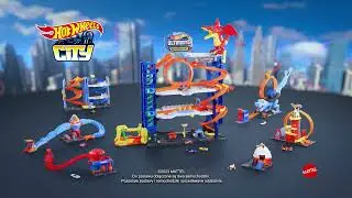 Hot Wheels City Mega Garaż Atak Smoka | AD