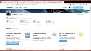 TWITTER ANALYTICS DONT WORK