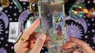 THE UNIVERSAL TRANSPARENT TAROT - Deck Review - ANOTHER SEE-THROUGH DECK GREAT FOR LAYERED MEANINGS!