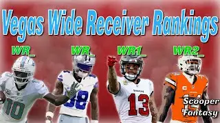Vegas Wide Receiver Projections, Who will be the WR1?