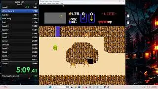 Zelda NES, blue ring, white sword run