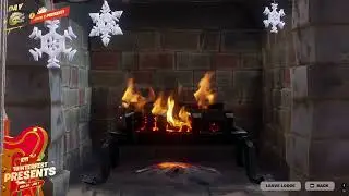 Fortnite Winterfest Fireplace How Much XP In 10 Minutes (EASY LEVELS CHECK XP CALCULATION IN BIO⬇️)