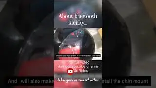 Axor Apex Helmet Mein Bluetooth Aur Chin Mount | Review Aur Details  #helmetchinmount #helmet