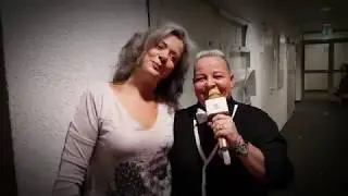 Beate Sturm und Woody Feldmann - spontan Backstage