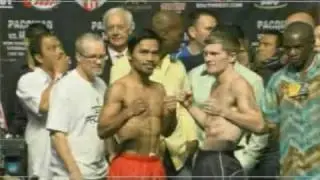 Manny  Pacquiao vs Ricky Hatton Weigh-In(HD Best Quality)