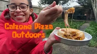 Cooking a calzone pizza using a camping stove (trangia) 🍕 | gabriellasplanet