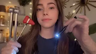 ASMR Roleplay | Relaxing Cranial Nerve Exam 🩺 (eye exam, smell test, ear exam, face exam)