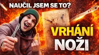 Uč&iacute;m se VRHAT NOŽE!!! Povedou se mi CHALLENGE?!