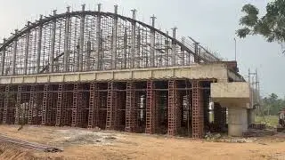 Arch bridge under construction #construction #viral 