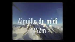 Heliflight over the Mont Blanc