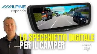 SPECCHIETTO DIGITALE per CAMPER | Alpine DME-R1200