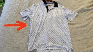 MAELREG Golf Shirts for Men Dry Fit Short Sleeve Print Performance Moisture Wicking Polo Shirt