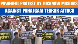 Lucknow: Muslim Community Protests Pahalgam Terror Attack | News9