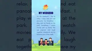 My Weekend - Listening and Reading Practice | MiA English #learnenglish #miaenglish