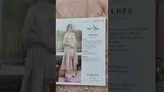 Qalamkar Festive Collection unboxing video code mehek #shorts #ytshorts