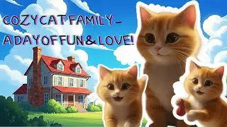 Cozy Cat Family Adventures &ndash; Morning to Night | Relaxing Kittens Video for Kids