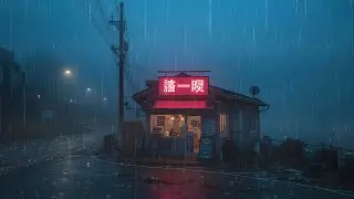 90s Japan Rainy Night 🌧️ Lofi Caf&eacute; Nostalgia