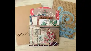 Pocket Pouches &ndash; Gifts, Ephemera, Mini Journal - Great idea! EZ one fold double accordion pocket!