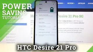 How to Enable Battery Percentage in HTC Desire 21 Pro 5G &ndash; Battery Level