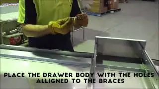 Drawer for benches