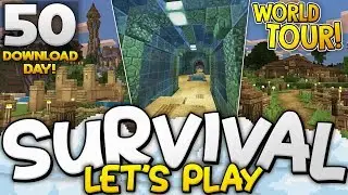 FROSTYWOOD WORLD TOUR!! - Survival Let's Play Ep. 50 (DD) - Minecraft Bedrock (PE W10 XB1)