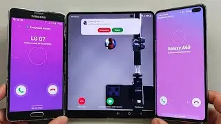 Triple Incoming call Samsung Galaxy NOTE4 ZFOLD4 S10 +WhatsApp Video Fake call