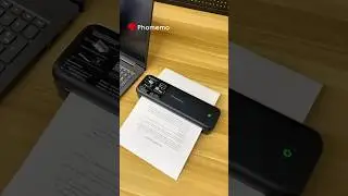 This printer saved my life!😍Phomemo M834 portable printer✨ #phomemo #workfromhome #musthave