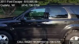 2011 Ford Escape XLT 4dr SUV for sale in Cudahy, WI 53110 at