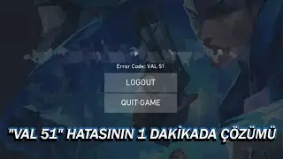 1 dakikada val51 hatasının &ccedil;&ouml;z&uuml;m&uuml; (2022)(val51 error)