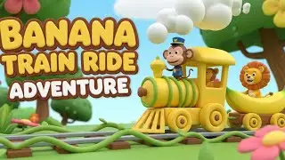 Little Monkey & Lion&rsquo;s Banana Train Adventure 🍌🚂