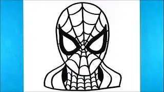 Spiderman &Ccedil;izimi Kolay / Kolay &Ccedil;izimler / How to draw Spiderman