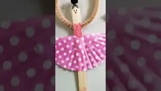 Ballerina fai da te #craft #faidate #fattoamano #diy #bambini #lavoretti #riciclo #crafting #kidsart