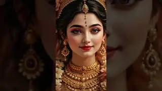 Divine Radha Krishna AI Art ✨ Shree Radhey 4K Status Edit 🕉️ #shorts