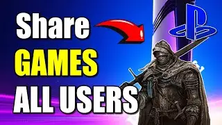 How to Game Share with OTHER Accounts or Users on PS5 Console (Home Setting)