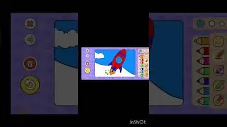 Rocket colouring drawing #shortfeed #viral #youtube #colouring #fun #drawing #beautifuldrawing