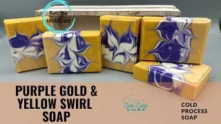 Mantra Swirl Cold Process Soap.  Includes Recipe