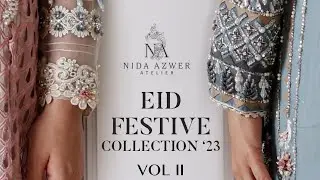 Nida azwer luxury pret collection'23 | nida azwer eid collection 2023