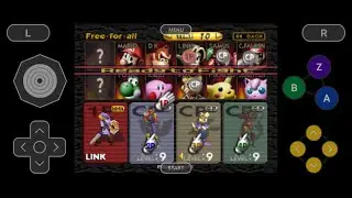 10 MINUTE Free-for-all Battle | Super Smash Bros | LINK