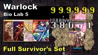 [BB iRO] Warlock - Bio Lab 5 - Full Survivor's Set with Gears Review - Warlock Series
