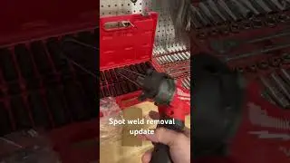 Spot weld cutter update - mikwaukee fuel 18&rdquo; band file