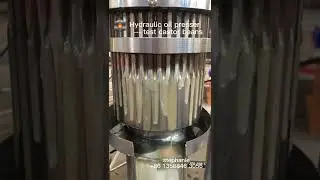 Cold press castor beans oil/ Castor oil press/ hydraulic oil presser