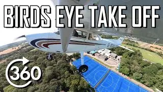 Aeroplane Take-off 360&deg; - Taking off from Elstree  - Fear of Flying VR