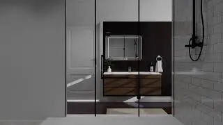 Modern Bathroom Interior Design in India, Luxury Bathroom Makeover & Turnkey Execution by Vastuframe
