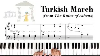 Turkish March, Beethoven (Piano Adventures - Level 2B Lesson Book)