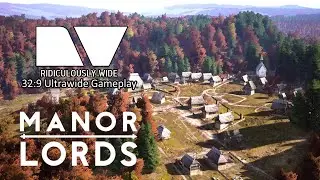 Manor Lords - Medieval City Builder Game (2022) || 32:9 Gameplay