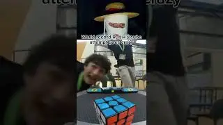 What was he so excited for 🔥#rubikscube #worldrecord #speedcubing #funnyreaction #brickedup